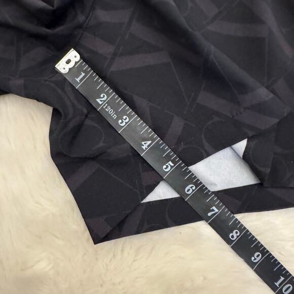 Calvin Klein Black Swim Shorts Allover Monogram Logo Large - Picture 10 of 13